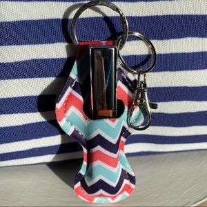 🔥5/$25🔥Versatile Neoprene Keychain Holder (lip balm/ clipper lighters, etc.)